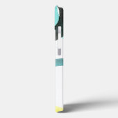 黄色と青の円を連動 Case-Mate iPhoneケース (裏面 / 左)