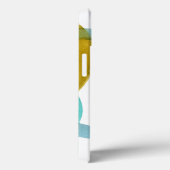 黄色と青の円を連動 Case-Mate iPhoneケース (裏面 / 右)