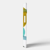 黄色と青の円を連動 Case-Mate iPhoneケース (裏面 / 右)