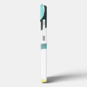 黄色と青の円を連動 Case-Mate iPhoneケース (裏面 / 左)