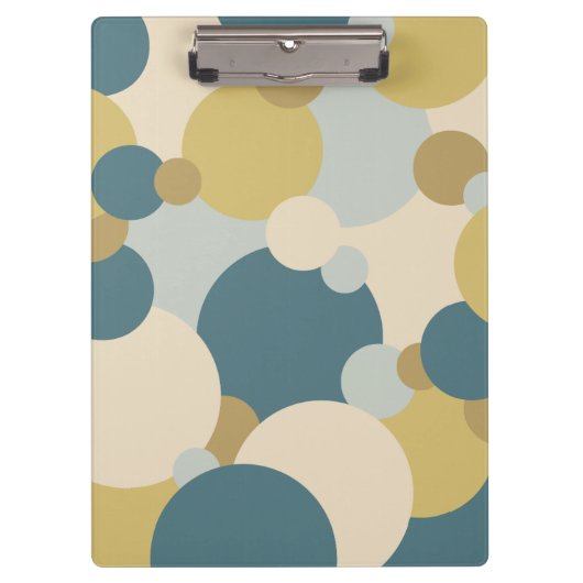 黄色と青の分子クリップボード クリップボード (正面)