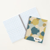 黄色と青の分子 ノートブック (内部)