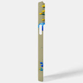 黄色と青の水色の花 Case-Mate iPhoneケース (裏面 / 右)