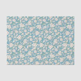 黄色と青の渦巻く花 薄葉紙