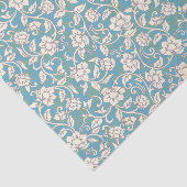 黄色と青の渦巻く花 薄葉紙 (詳細)