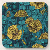 黄色と青の草原 コースター (正面)