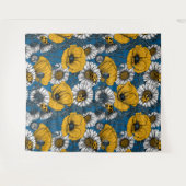 黄色と青の草原 タペストリー (正面(横))