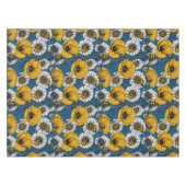 黄色と青の草原 テーブルクロス (正面(横))