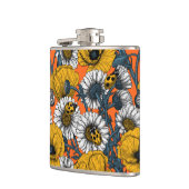 黄色と青の草原 フラスク (左)