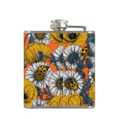 黄色と青の草原 フラスク (裏面)