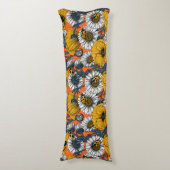 黄色と青の草原 ボディピロー (正面縦)