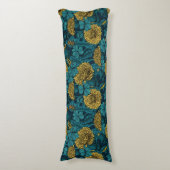 黄色と青の草原 ボディピロー (正面縦)