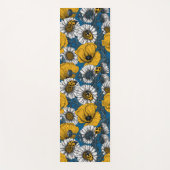黄色と青の草原 ヨガマット (正面)