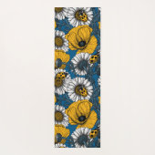 黄色と青の草原 ヨガマット (裏面)