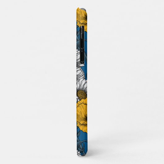 黄色と青の草原 Case-Mate iPhoneケース (裏面/左)