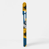 黄色と青の草原 iPhoneケース (左側面)