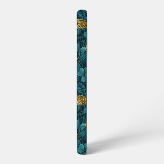 黄色と青の草原 SAMSUNG GALAXYケース (左側面)