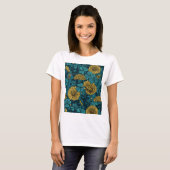 黄色と青の草原 Tシャツ (正面フル)