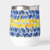 黄色と青の葉 (左面)