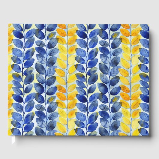 黄色と青の葉 ゲストブック (正面)