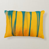 黄色と青の衣装 アクセントクッション (裏面)