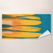 黄色と青の衣装 バスタオル (バスタオル)