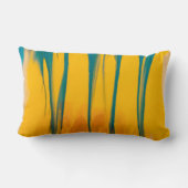 黄色と青の衣装 ランバークッション (裏面)