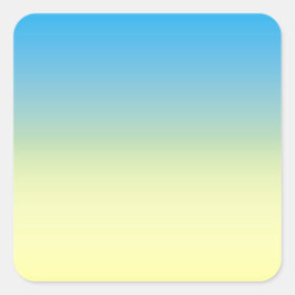 黄色と青の2トーン スクエアシール