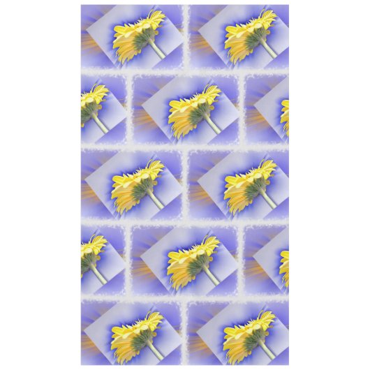 黄色と青 テーブルクロス (正面)