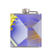 黄色と青 フラスク (裏面)