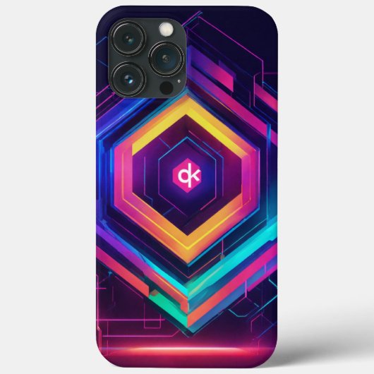 黄色と青 Case-Mate iPhoneケース (裏面)