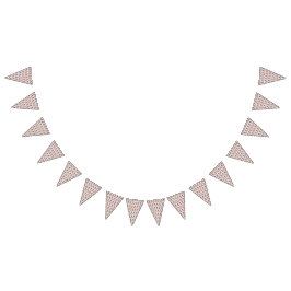 黄色と鮮やかオレンジ色のクレートを特徴とするデザイン バンティングフラッグ