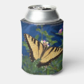黄色と黒のアゲハチョウ蝶 缶クーラー (缶裏面)