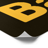 黄色と黒のキッチンの壁の装飾 – ポスター (角)