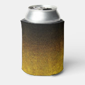 黄色と黒のグリッターグラデーション 缶クーラー (缶裏面)
