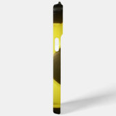 黄色と黒のサッカー。 Case-Mate iPhoneケース (裏面 / 右)