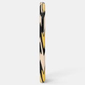 黄色と黒のジグザグ抽象芸術山形 Case-Mate iPhoneケース (裏面/左)