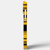 黄色と黒のストライプパターン Case-Mate iPhoneケース (裏面 / 左)