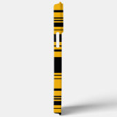 黄色と黒のストライプパターン Case-Mate iPhoneケース (裏面 / 右)