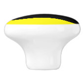 黄色と黒のストライプ セラミックノブ (側面)