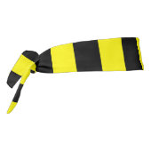 黄色と黒のストライプ タイヘッドバンド (回転270)