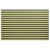 黄色と黒のストライプ ファブリック (ヤード)