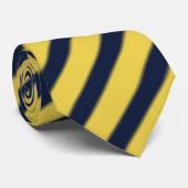 黄色と黒のストリップ ネクタイ (ロール)