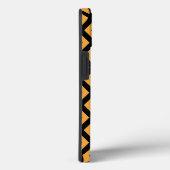 黄色と黒のダイヤモンドパターンケースメイトiPhone Case-Mate iPhoneケース (裏面 / 右)