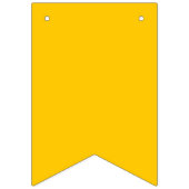 黄色と黒のハッピーバースデー バンティングフラッグ (第1の旗)