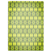 黄色と黒のパターン クリップボード (裏面)