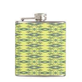 黄色と黒のパターン フラスク