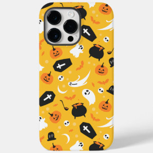 黄色と黒のパタ不気味ーン Case-Mate iPhone 14 PRO MAXケース