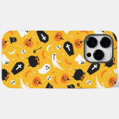 黄色と黒のパタ不気味ーン Case-Mate iPhoneケース (裏面 (横))