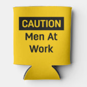 黄色と黒の作業時の注意 缶クーラー (正面)